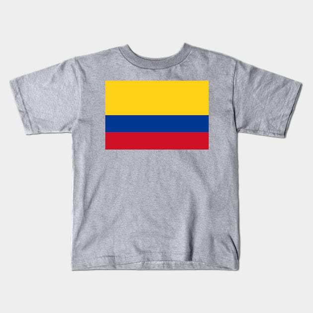 Colombian Flag Kids T-Shirt by Historia